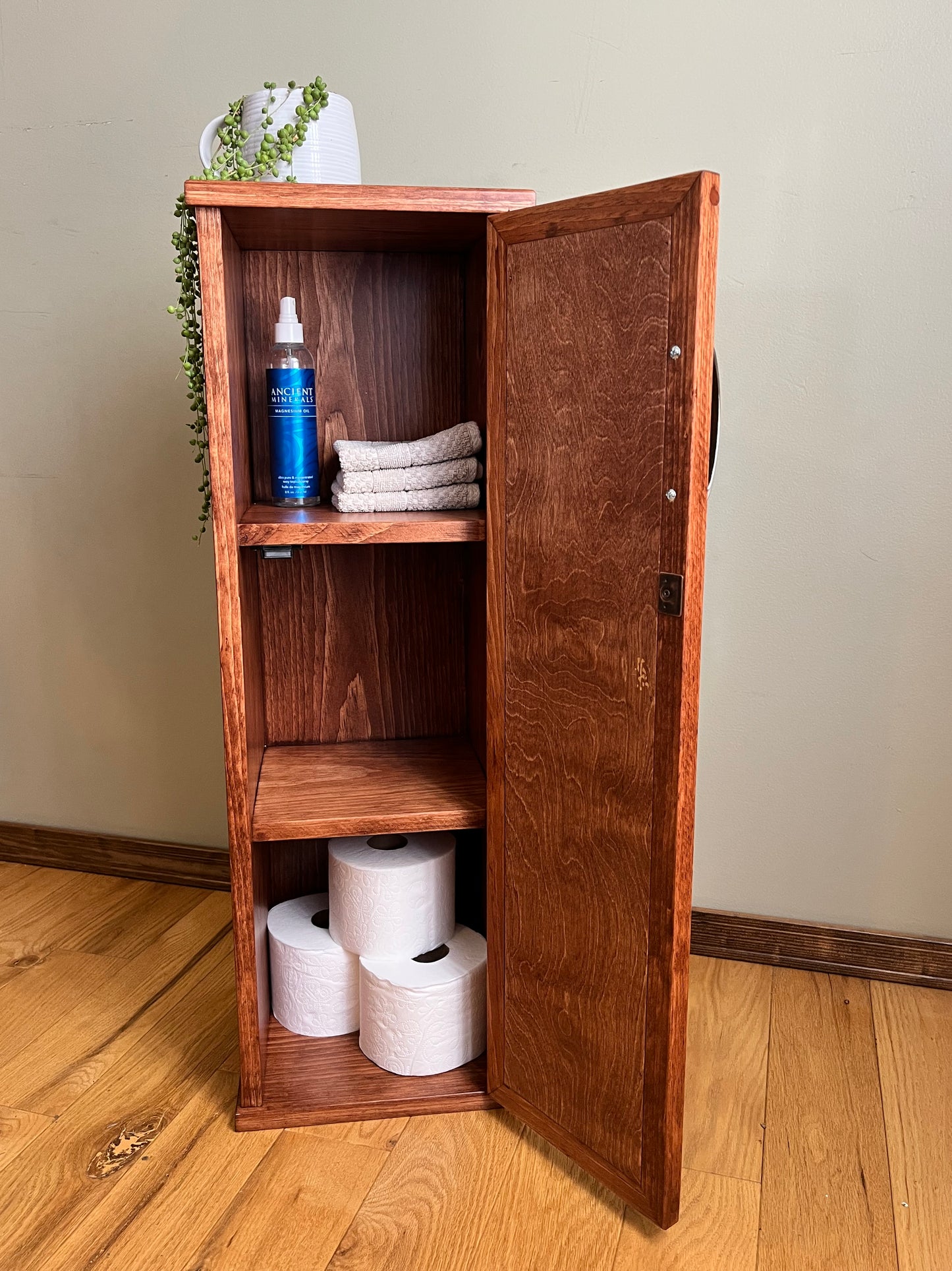 Upright Storage Cabinet, Bathroom or Kitchen Cabinet