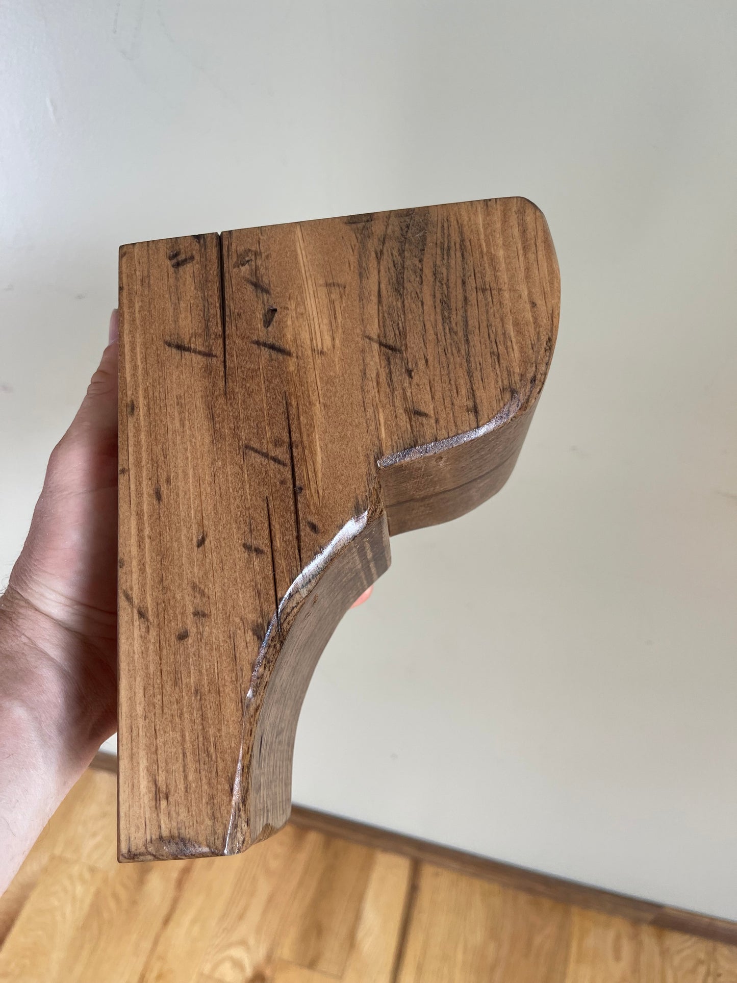 Pair of Heavy Duty Distressed Mantel Corbels