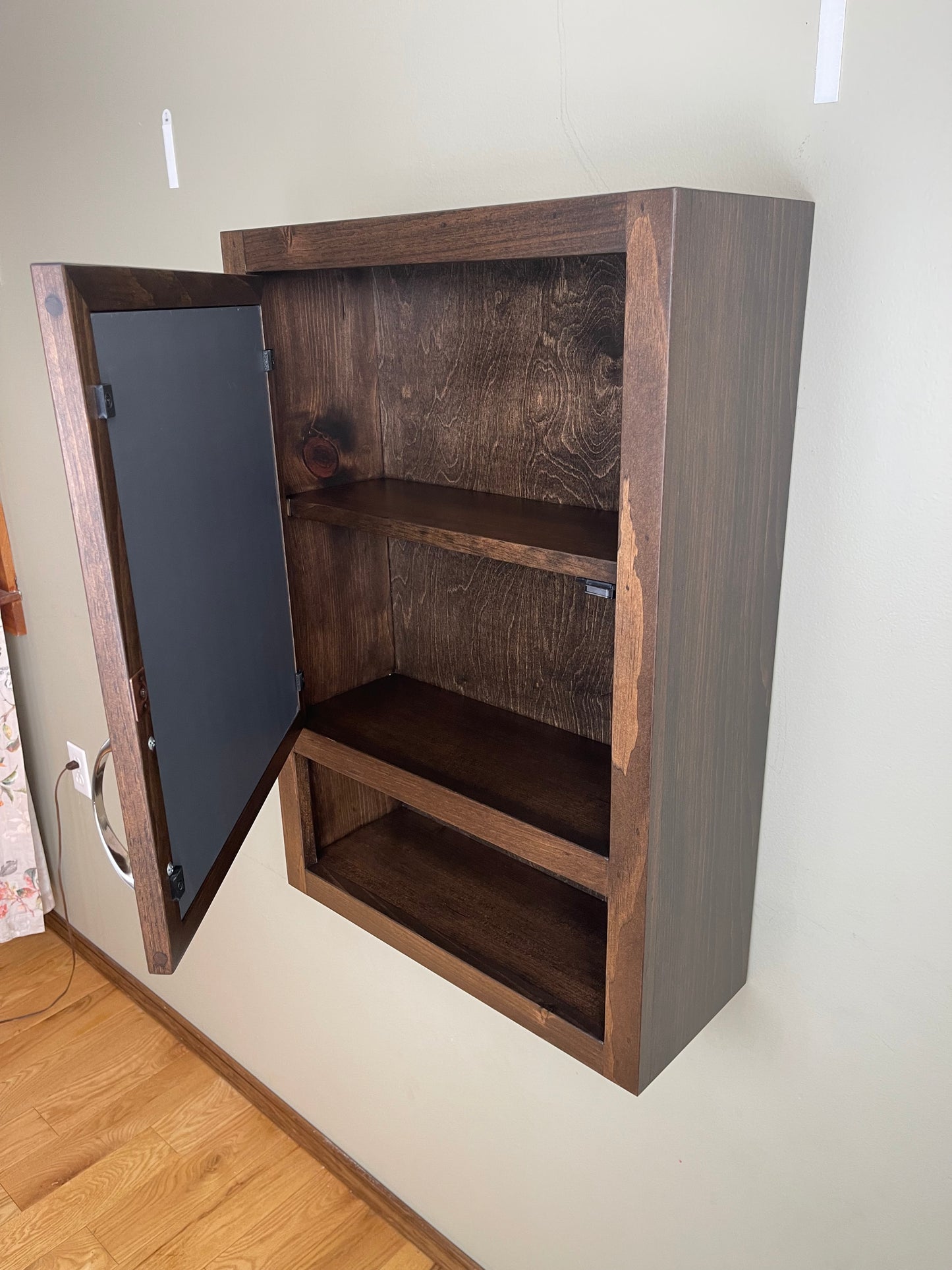 Wall Hanging Bathroom Mirror Cabinet, Medicine Cabinet, Kitchen Cupboard, Many colors available