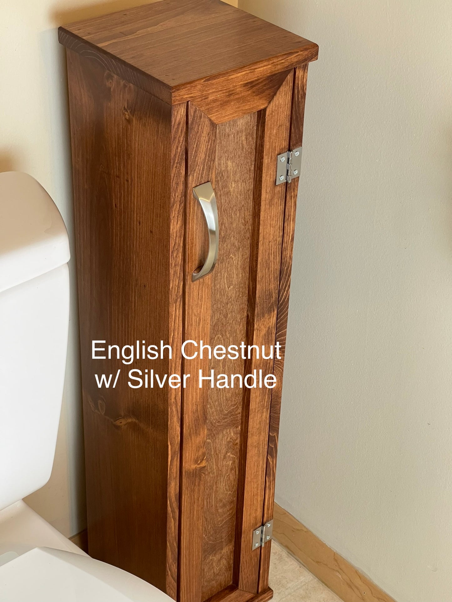 Bathroom Plunger and Toilet Paper Cabinet