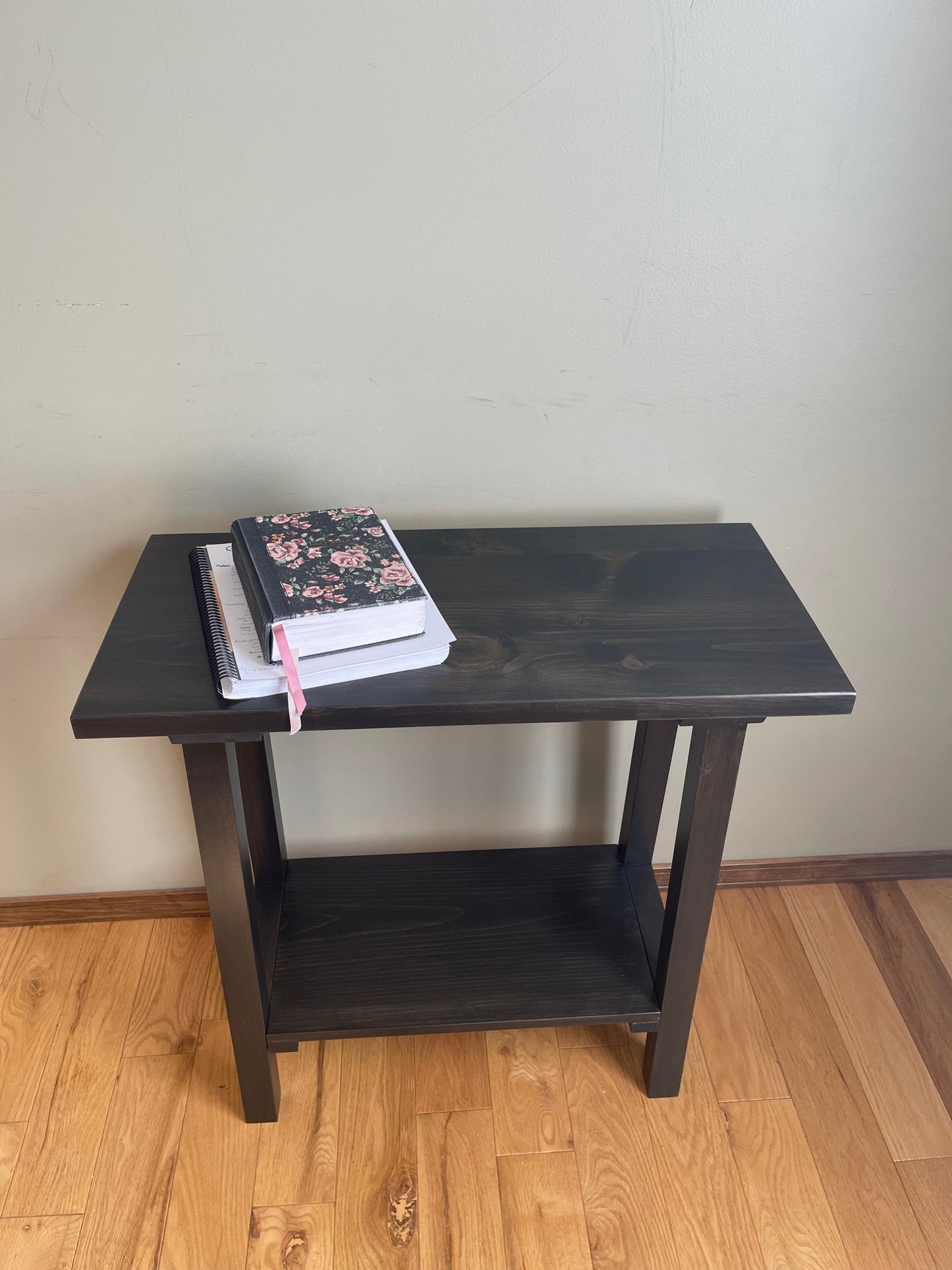 Console Table with Shelf