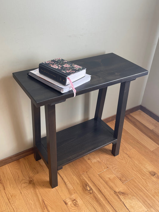 Console Table with Shelf