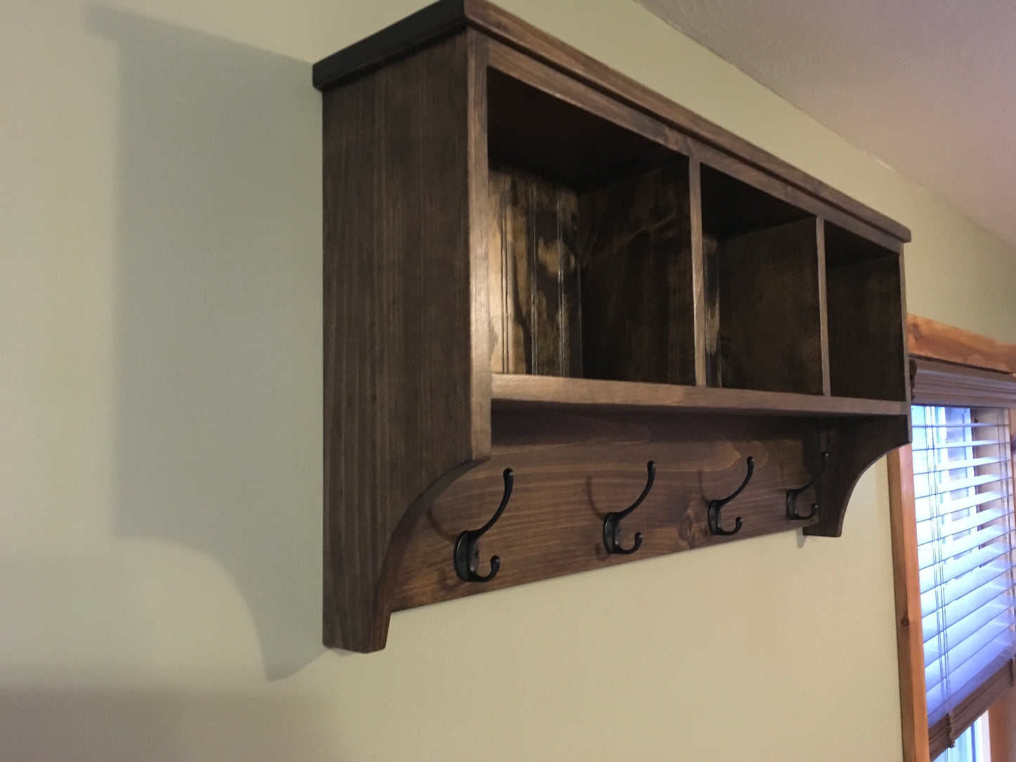 Wall Hanging Cubby Shelf