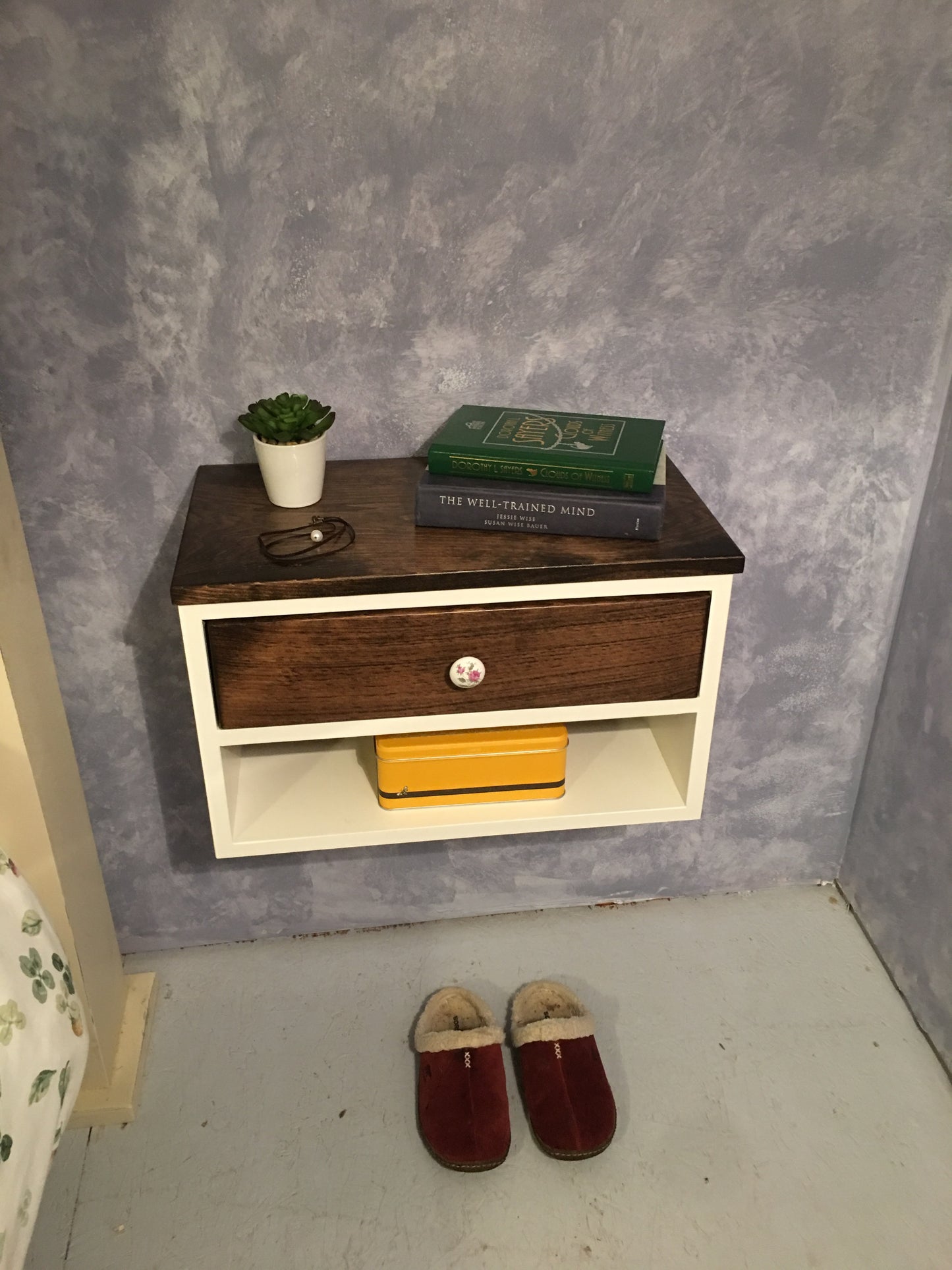 Large Floating Nightstand with Drawer